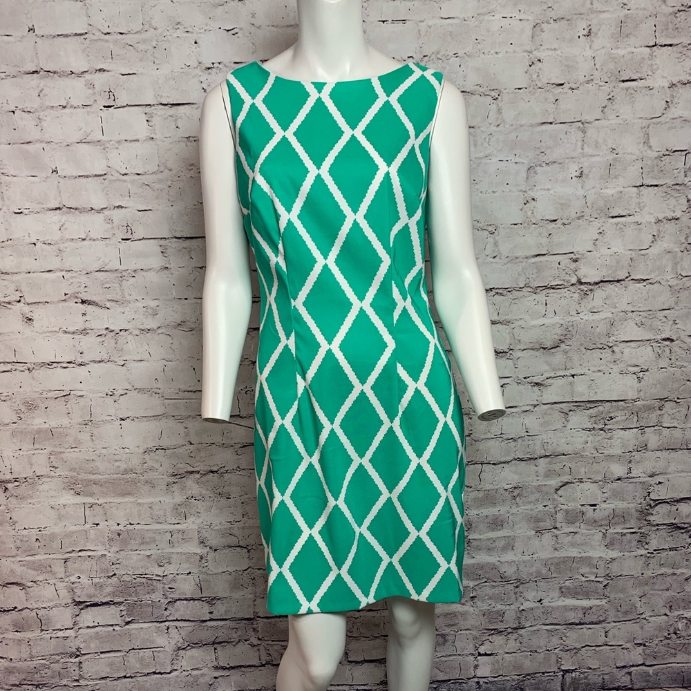 Sea Green Alyx Sleeveless Shift Dress Size 10